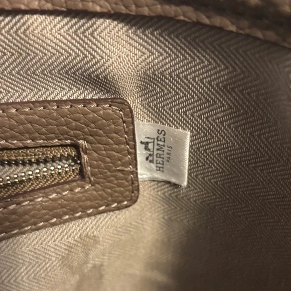 Brown Leather Tote Bag designer inspired - Picture 7 of 13